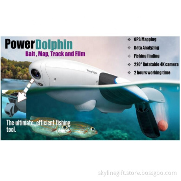 Bait drop mapping, track and film waterproof drone PowerDolphin waterproof robot drone